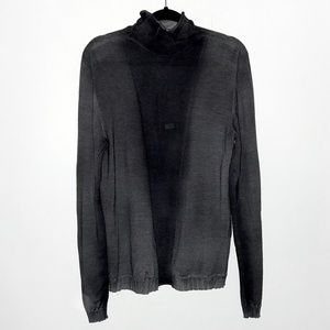 MD75 high neck is wool pullover Sweater XL fitted UNI​​​​​